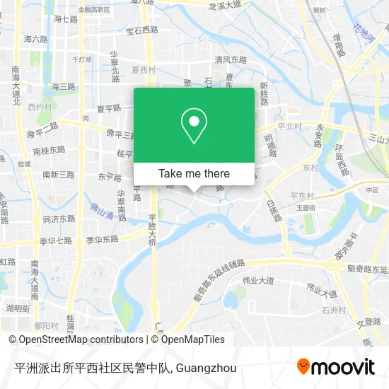 平洲派出所平西社区民警中队 map