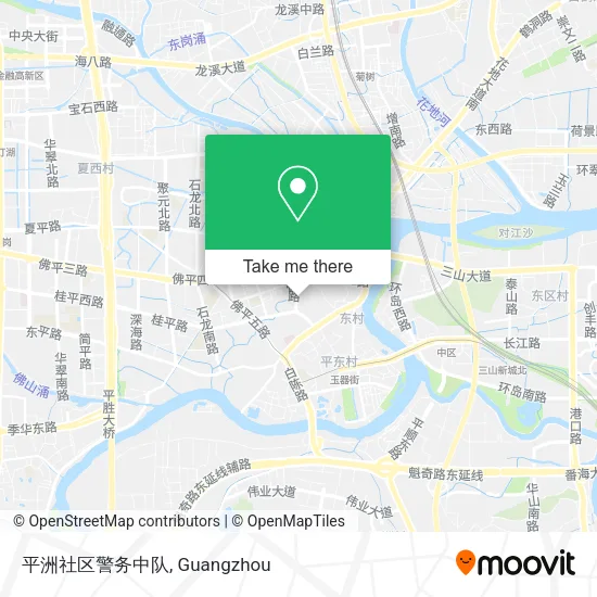 平洲社区警务中队 map