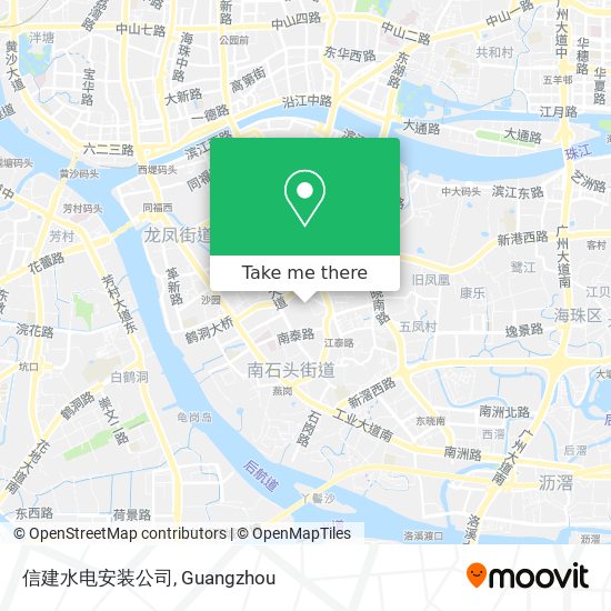 信建水电安装公司 map