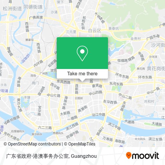 广东省政府-港澳事务办公室 map