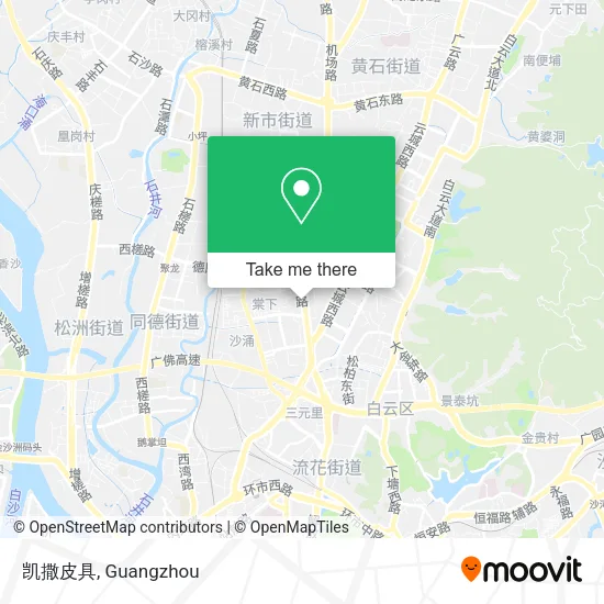 凯撒皮具 map
