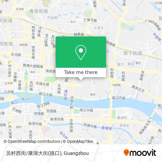 员村西街/康湖大街(路口) map