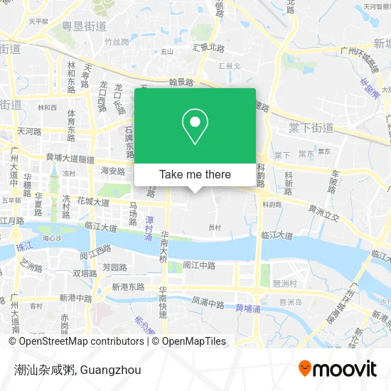 潮汕杂咸粥 map