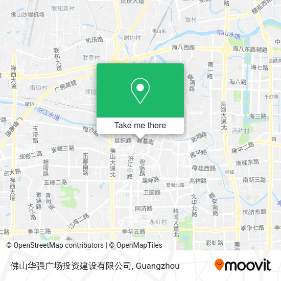 佛山华强广场投资建设有限公司 map