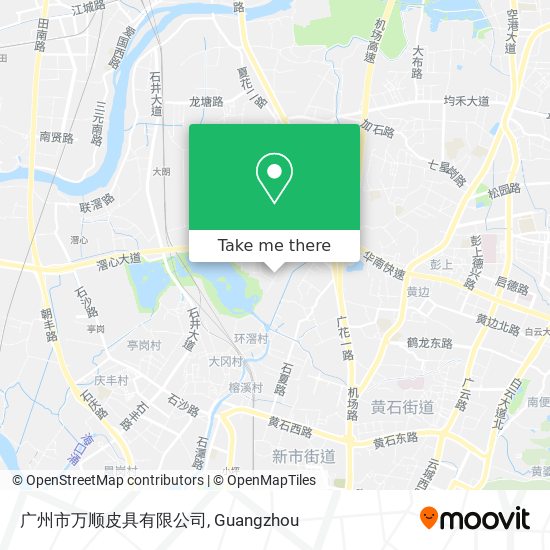 广州市万顺皮具有限公司 map