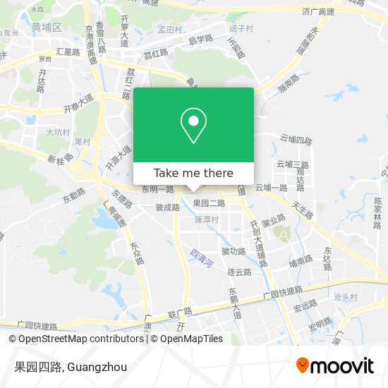 果园四路 map