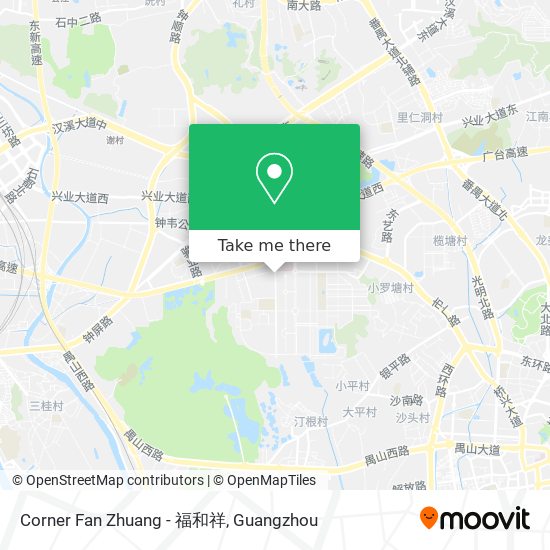 Corner Fan Zhuang - 福和祥 map