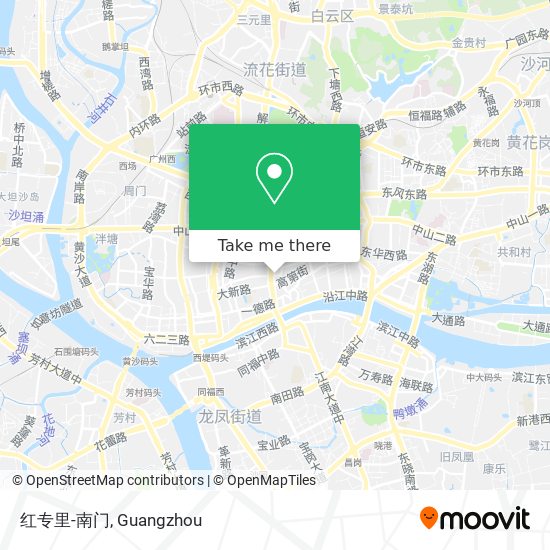 红专里-南门 map