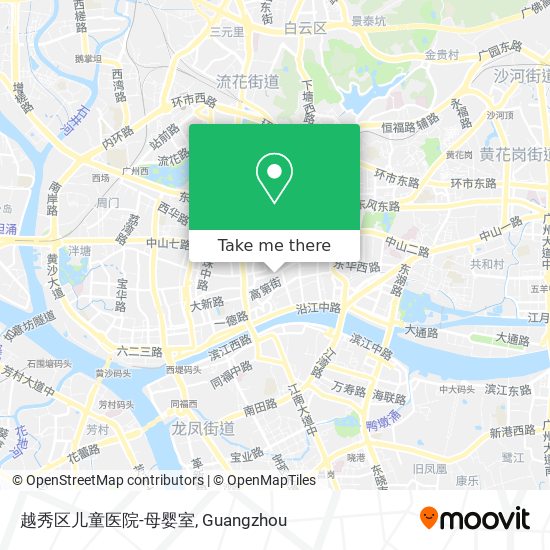 越秀区儿童医院-母婴室 map