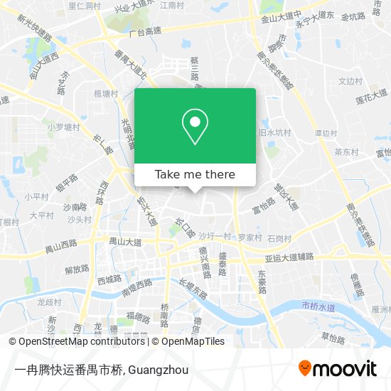 一冉腾快运番禺市桥 map