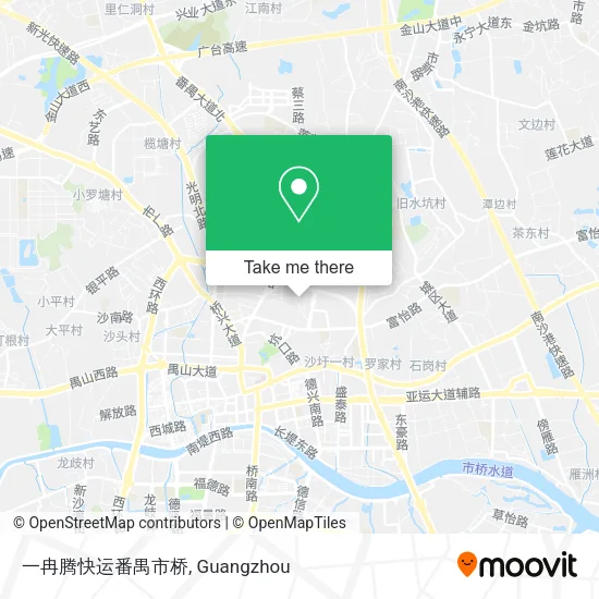 一冉腾快运番禺市桥 map