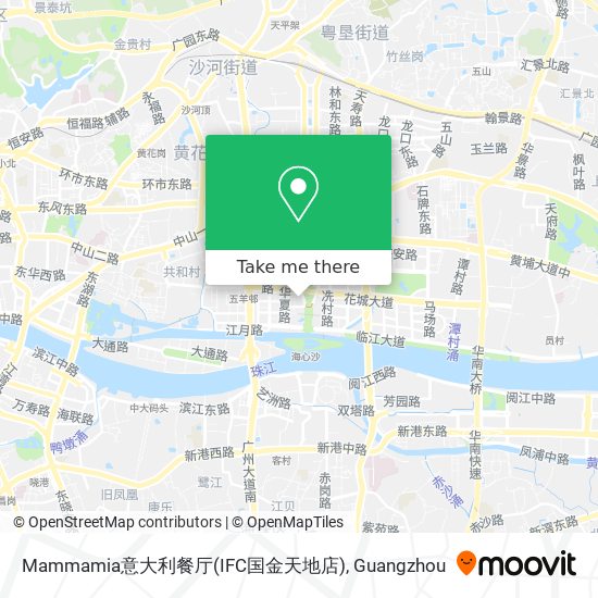 Mammamia意大利餐厅(IFC国金天地店) map