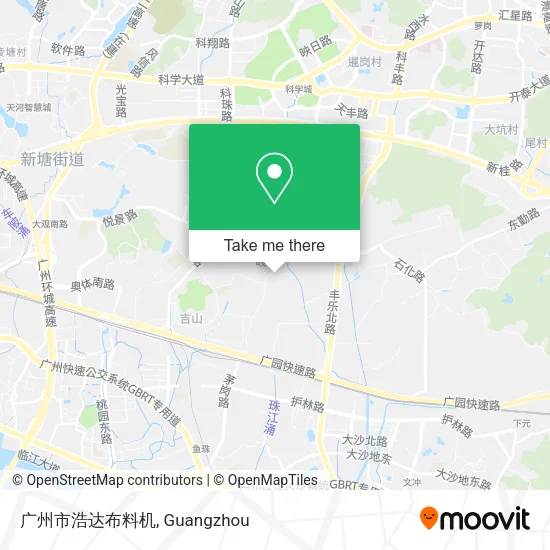 广州市浩达布料机 map