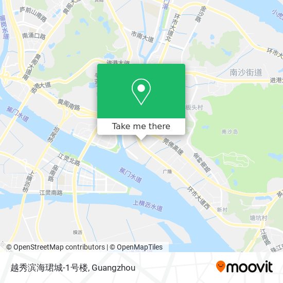 越秀滨海珺城-1号楼 map