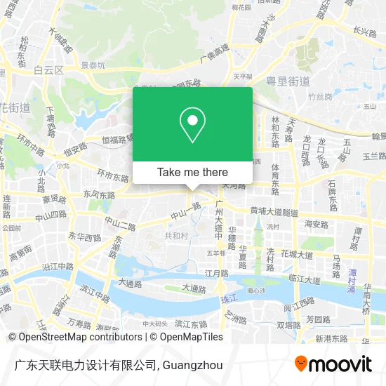 广东天联电力设计有限公司 map