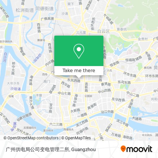 广州供电局公司变电管理二所 map