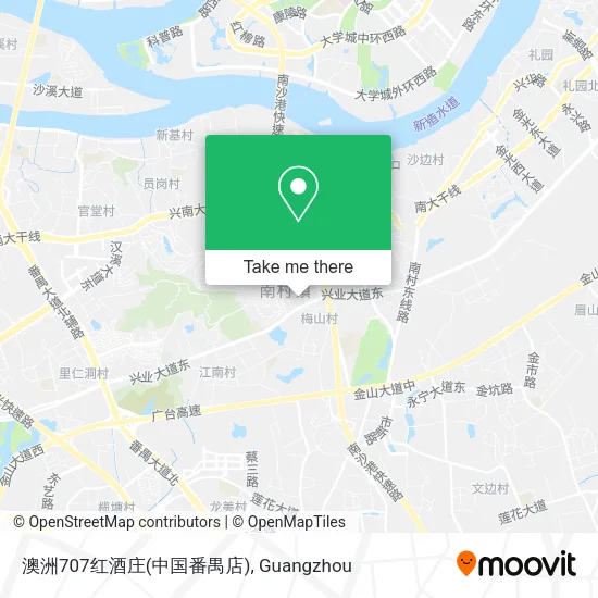 澳洲707红酒庄(中国番禺店) map