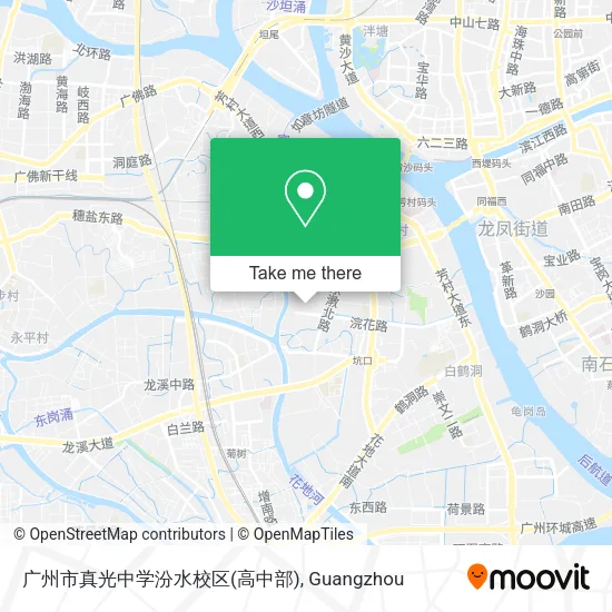 广州市真光中学汾水校区(高中部) map