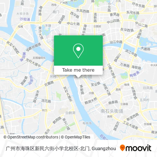 广州市海珠区新民六街小学北校区-北门 map