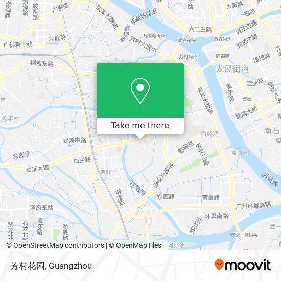 芳村花园 map