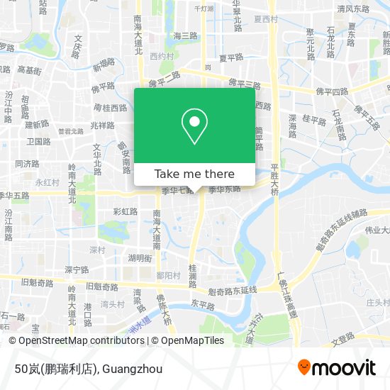 50岚(鹏瑞利店) map