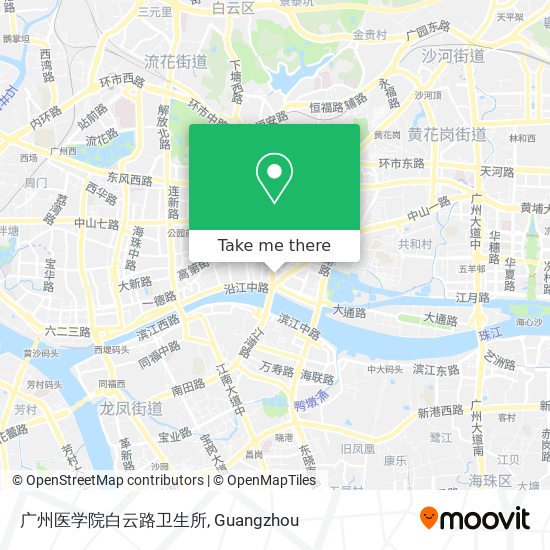 广州医学院白云路卫生所 map