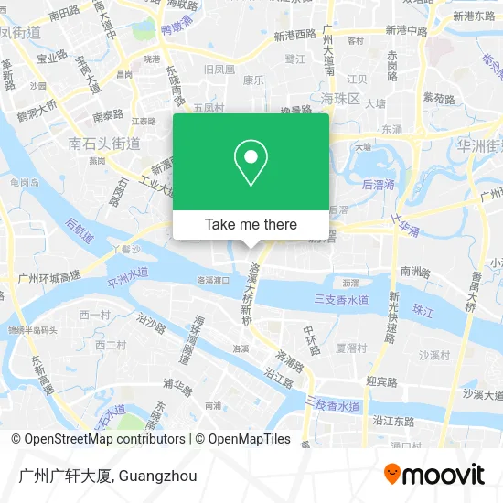 广州广轩大厦 map