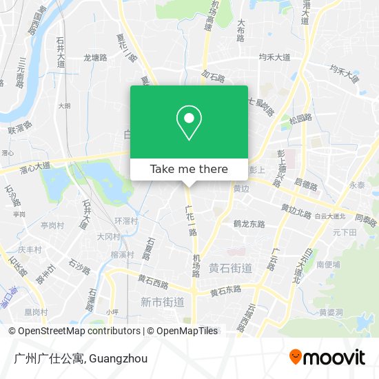 广州广仕公寓 map