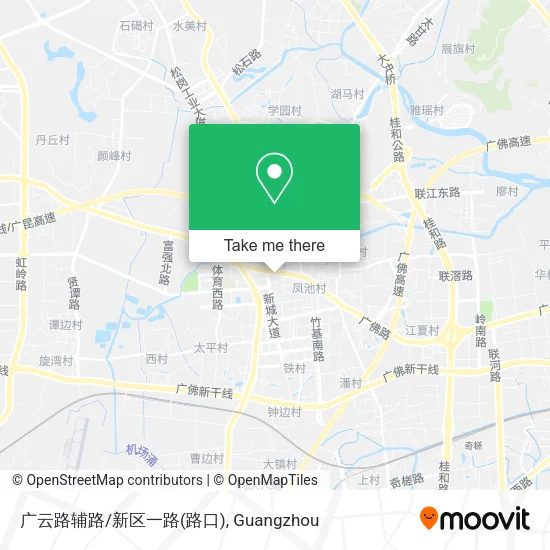 广云路辅路/新区一路(路口) map