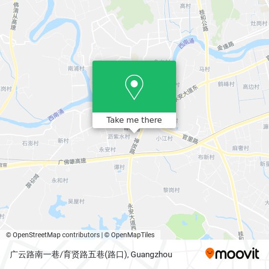 广云路南一巷/育贤路五巷(路口) map