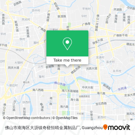 佛山市南海区大沥镇奇槎恒晴金属制品厂 map