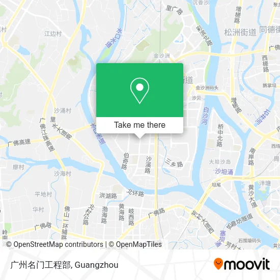 广州名门工程部 map