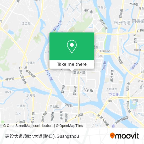 建设大道/海北大道(路口) map