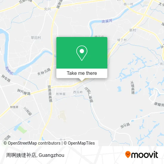 周啊姨缝补店 map
