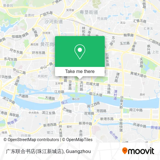 广东联合书店(珠江新城店) map