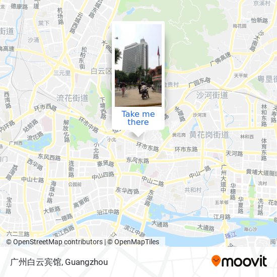 广州白云宾馆 map