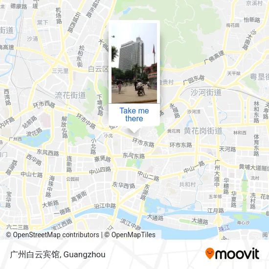 广州白云宾馆 map