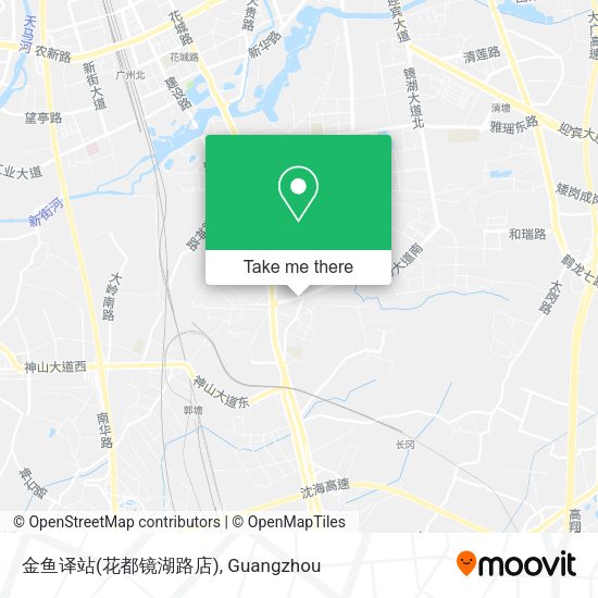 金鱼译站(花都镜湖路店) map