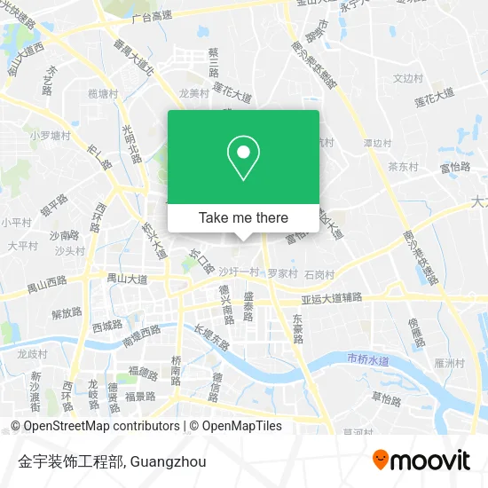 金宇装饰工程部 map