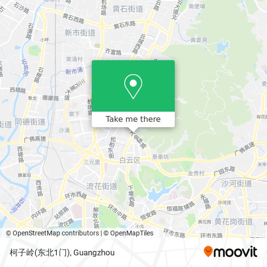 柯子岭(东北1门) map