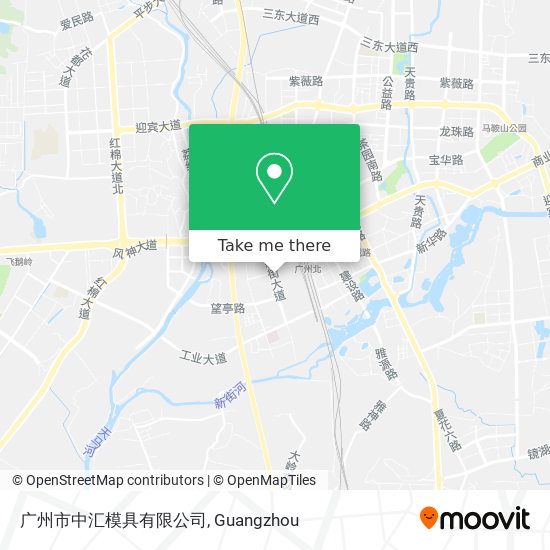 广州市中汇模具有限公司 map