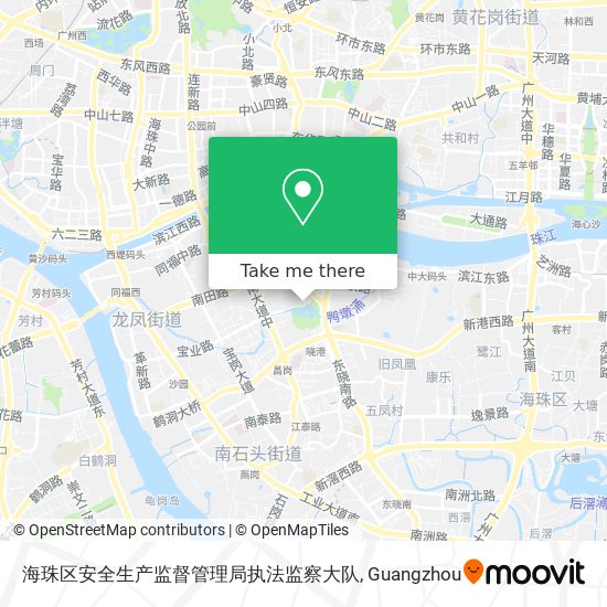 海珠区安全生产监督管理局执法监察大队 map