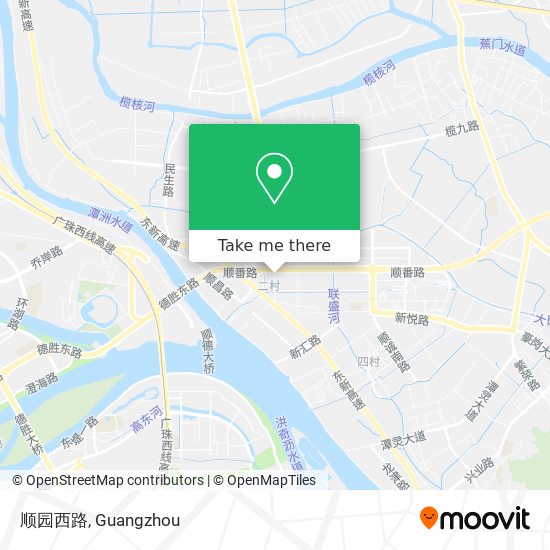 顺园西路 map