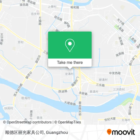 顺德区丽光家具公司 map