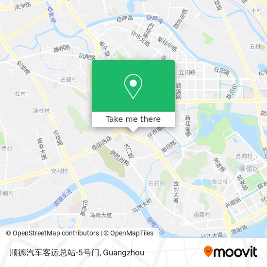 顺德汽车客运总站-5号门 map