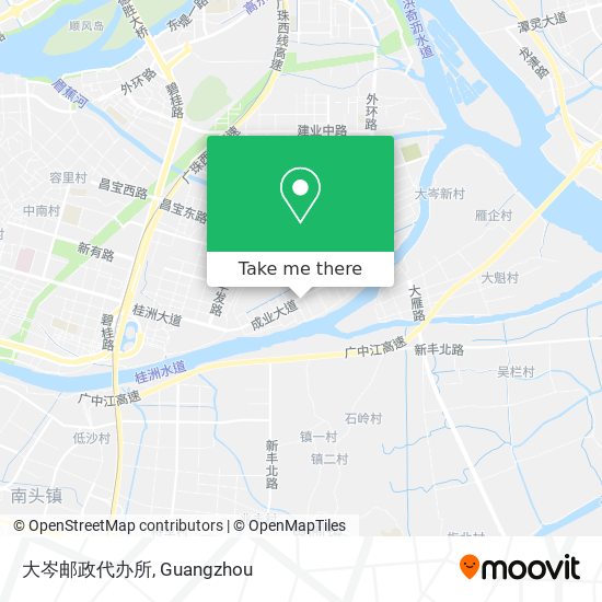 大岑邮政代办所 map