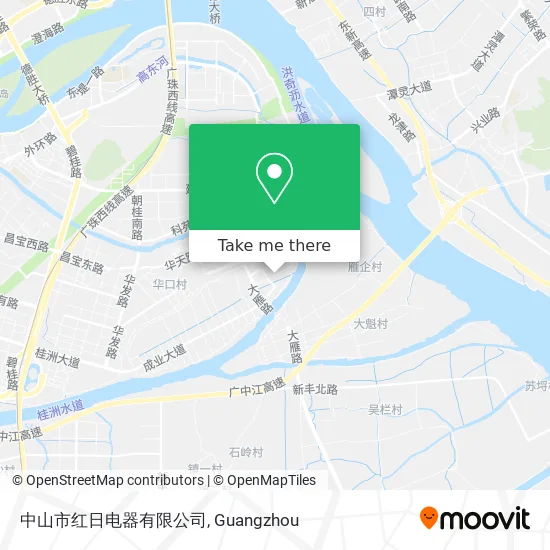 中山市红日电器有限公司 map