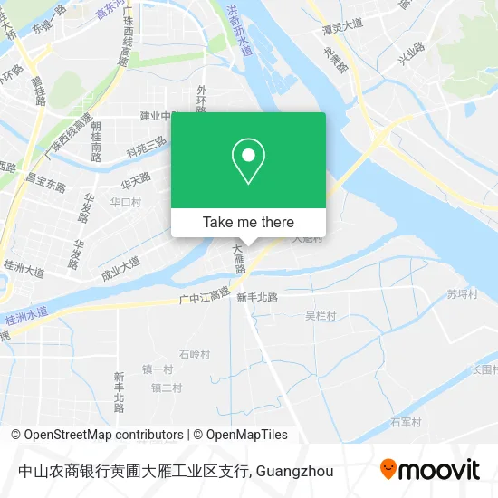 中山农商银行黄圃大雁工业区支行 map