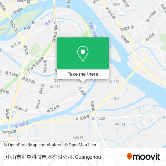 中山市汇尊科技电器有限公司 map