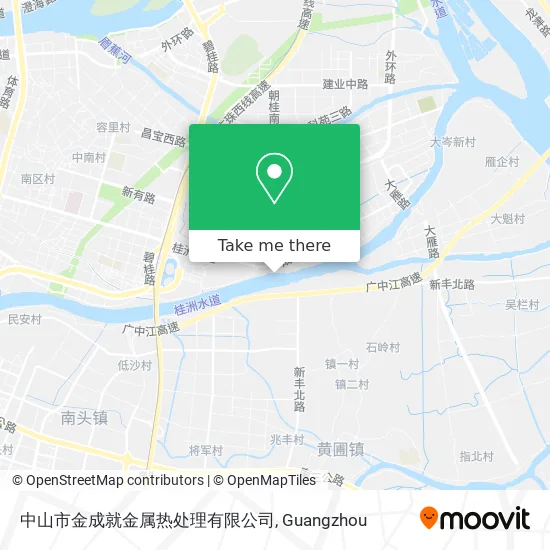 中山市金成就金属热处理有限公司 map